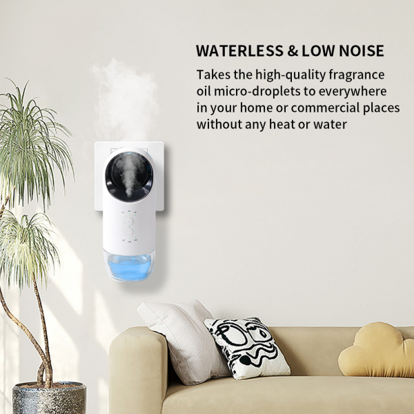 Wall Plug In Smart APP Electric Control Bluetooth Wifi Wholesale Nebulizing Essential Scent Machine Aroma Diffuser Air Freshener